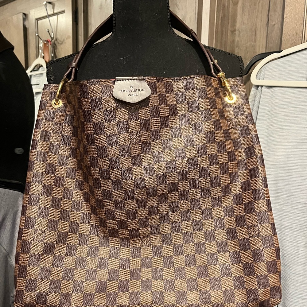 LV tote and matching wallet